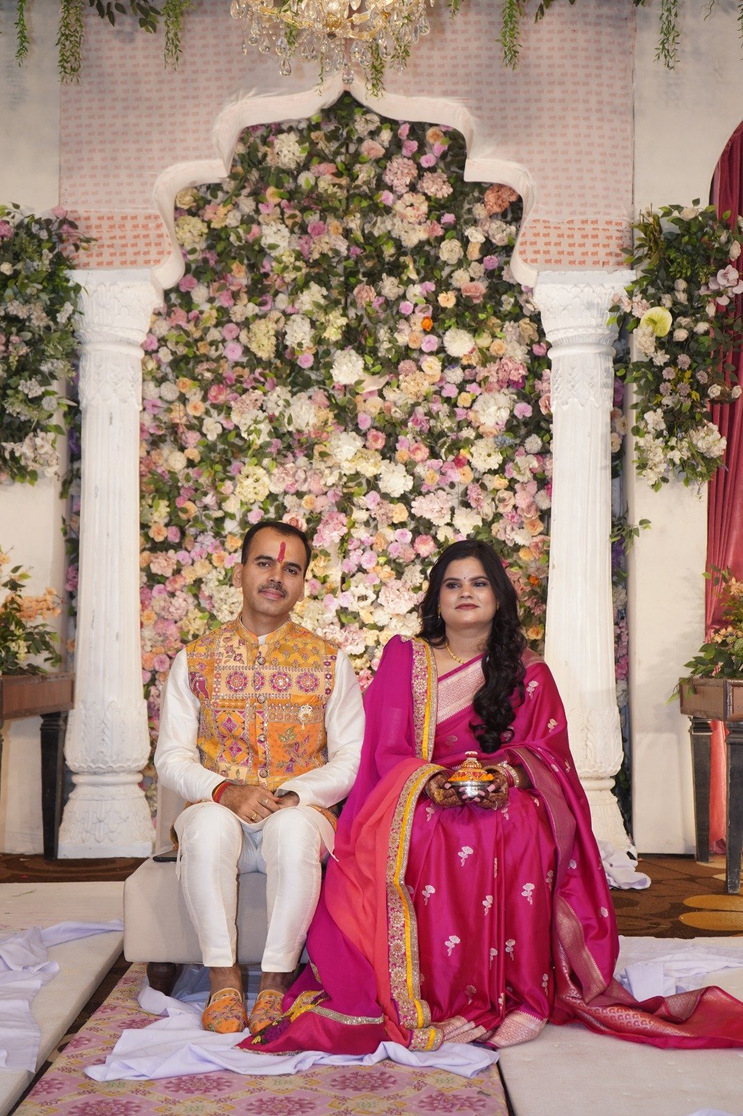 Aakash and Richa celebration